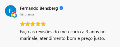 Avaliações de Clientes